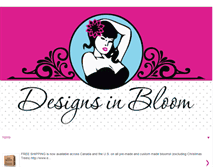 Tablet Screenshot of designsinblooms.blogspot.com