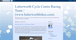 Desktop Screenshot of lutterworthcyclecentreracingteam.blogspot.com