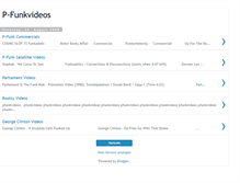 Tablet Screenshot of p-funkvideos.blogspot.com