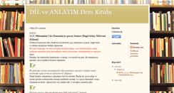 Desktop Screenshot of dil-ve-anlatim-ders-kitabi.blogspot.com