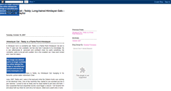 Desktop Screenshot of himalayan-cat-teddy.blogspot.com