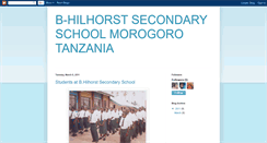 Desktop Screenshot of bhillhorstsecondary.blogspot.com