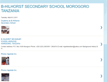 Tablet Screenshot of bhillhorstsecondary.blogspot.com