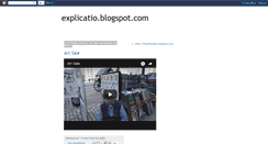Desktop Screenshot of explicatio.blogspot.com