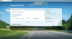 Desktop Screenshot of magnesia-press.blogspot.com