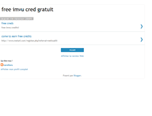 Tablet Screenshot of freeimvucreditgratuit.blogspot.com