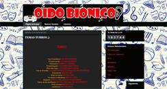 Desktop Screenshot of oido-bionico.blogspot.com