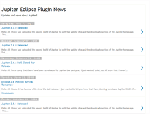Tablet Screenshot of jupiter-eclipse-plugin.blogspot.com