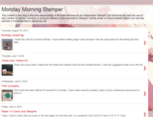 Tablet Screenshot of mondaymorningstamper.blogspot.com