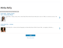 Tablet Screenshot of minka-kelly-sexy-actress.blogspot.com