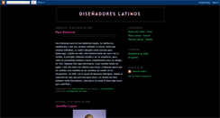 Desktop Screenshot of disenadoreslatinos.blogspot.com