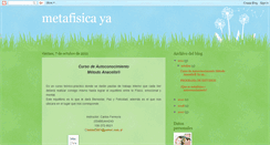 Desktop Screenshot of metafisicaya.blogspot.com