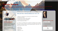 Desktop Screenshot of cienciasempre.blogspot.com