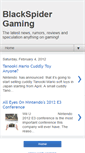 Mobile Screenshot of blackspidergaming.blogspot.com