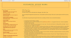 Desktop Screenshot of elizabethqueenmama.blogspot.com