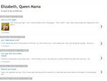 Tablet Screenshot of elizabethqueenmama.blogspot.com