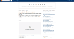 Desktop Screenshot of benfeever.blogspot.com