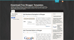 Desktop Screenshot of download-free-blogger-templates.blogspot.com