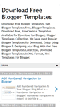 Mobile Screenshot of download-free-blogger-templates.blogspot.com