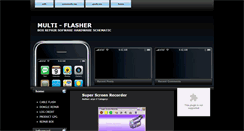 Desktop Screenshot of multi-flasher.blogspot.com