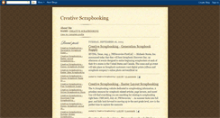 Desktop Screenshot of creativescrapbooking.blogspot.com