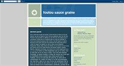 Desktop Screenshot of foutousaucegraine.blogspot.com