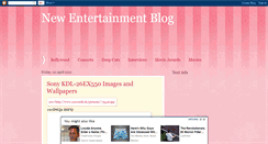 Desktop Screenshot of new-entertainment-blog.blogspot.com