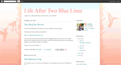 Desktop Screenshot of lifeaftertwobluelines.blogspot.com