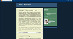 Desktop Screenshot of mvulasreflections.blogspot.com