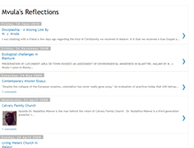 Tablet Screenshot of mvulasreflections.blogspot.com