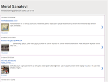 Tablet Screenshot of meralsanatevi.blogspot.com