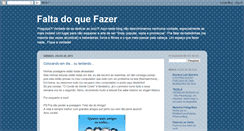 Desktop Screenshot of fazendo-nada.blogspot.com