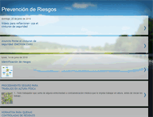 Tablet Screenshot of prevencion-chile.blogspot.com