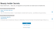 Tablet Screenshot of beautyinsidersecrets.blogspot.com