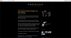 Desktop Screenshot of horseless.blogspot.com