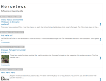 Tablet Screenshot of horseless.blogspot.com