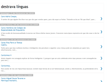 Tablet Screenshot of destravalinguas.blogspot.com