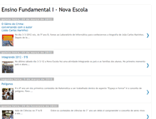 Tablet Screenshot of fundamental1novaescola.blogspot.com