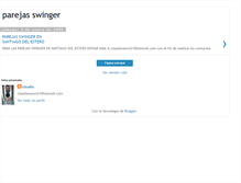 Tablet Screenshot of parejasswinger-claudia.blogspot.com