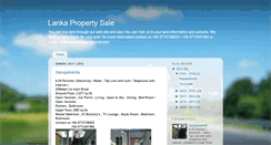 Desktop Screenshot of lankapropertysale.blogspot.com