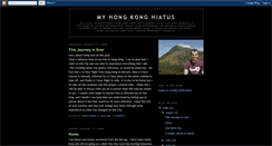 Desktop Screenshot of myhongkonghiatus.blogspot.com