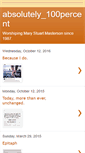 Mobile Screenshot of absolutely100percent.blogspot.com