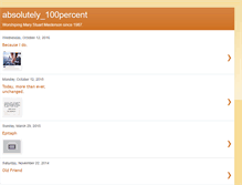 Tablet Screenshot of absolutely100percent.blogspot.com