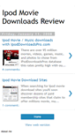 Mobile Screenshot of ipod-movie-downloads-review.blogspot.com