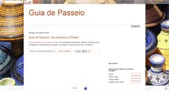 Desktop Screenshot of guiadepasseio.blogspot.com