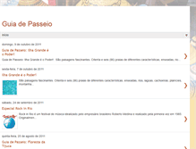 Tablet Screenshot of guiadepasseio.blogspot.com