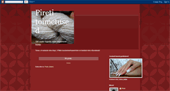 Desktop Screenshot of piretitoimetused.blogspot.com