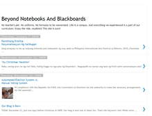 Tablet Screenshot of beyondnotebooksandblackboards.blogspot.com