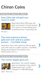 Mobile Screenshot of chironcoins.blogspot.com