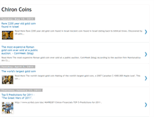 Tablet Screenshot of chironcoins.blogspot.com